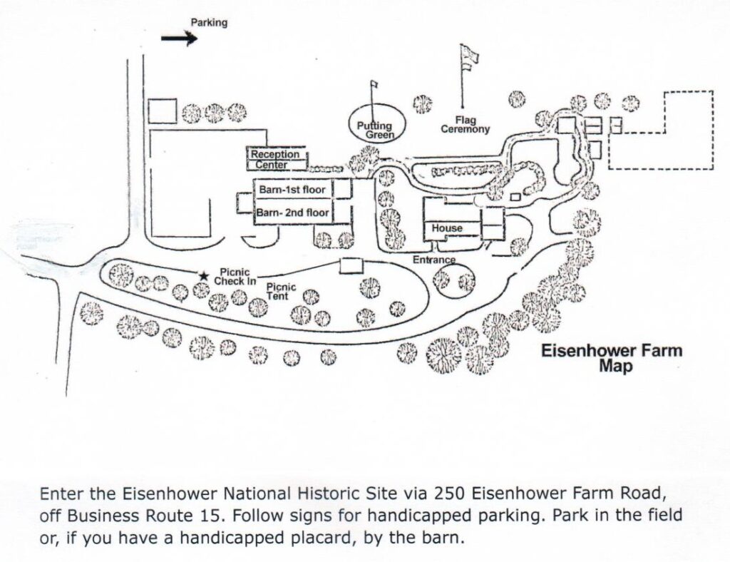 2024 Picnic Eisenhower Farm Map